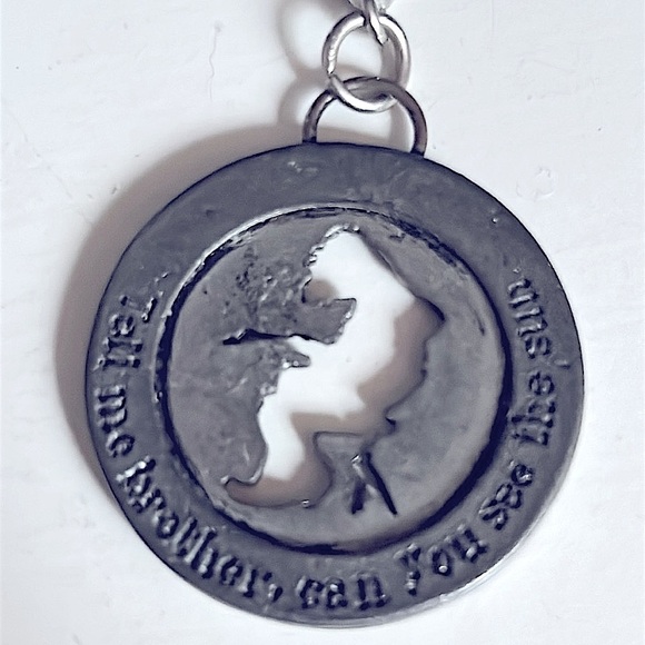 Widespread Panic Mikey Cutout Silver Keychain with Engraved Design 1 of a Kind - Picture 2 of 5